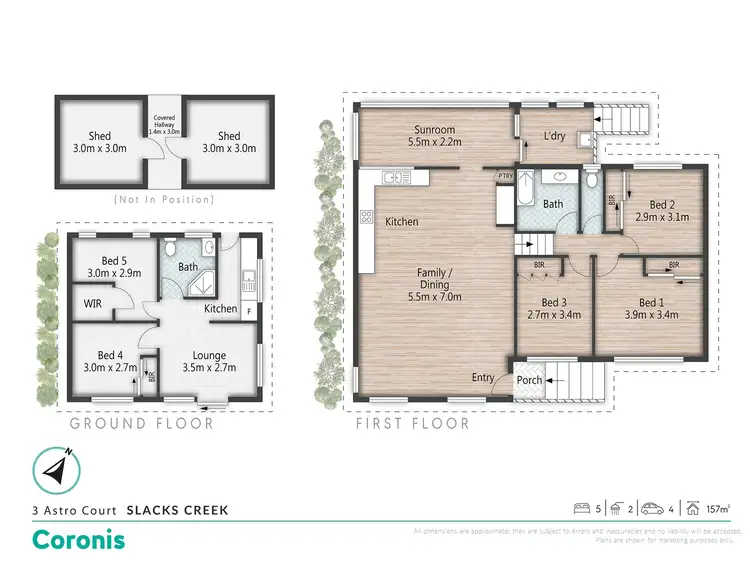 Floorplan of Homely house listing, 3 Astro Court, Slacks Creek QLD 4127