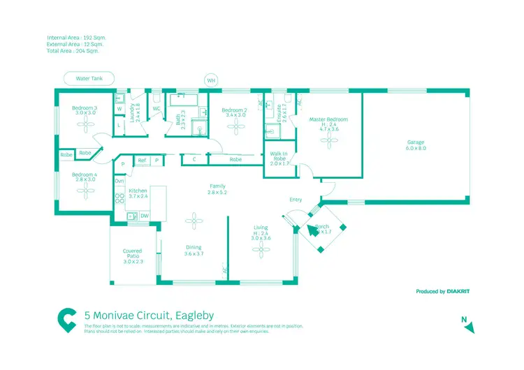 Floorplan of Homely house listing, 5 Monivae Circuit, Eagleby QLD 4207