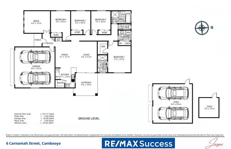 Floorplan of Homely house listing, 6 Carnamah Street, Cambooya QLD 4358