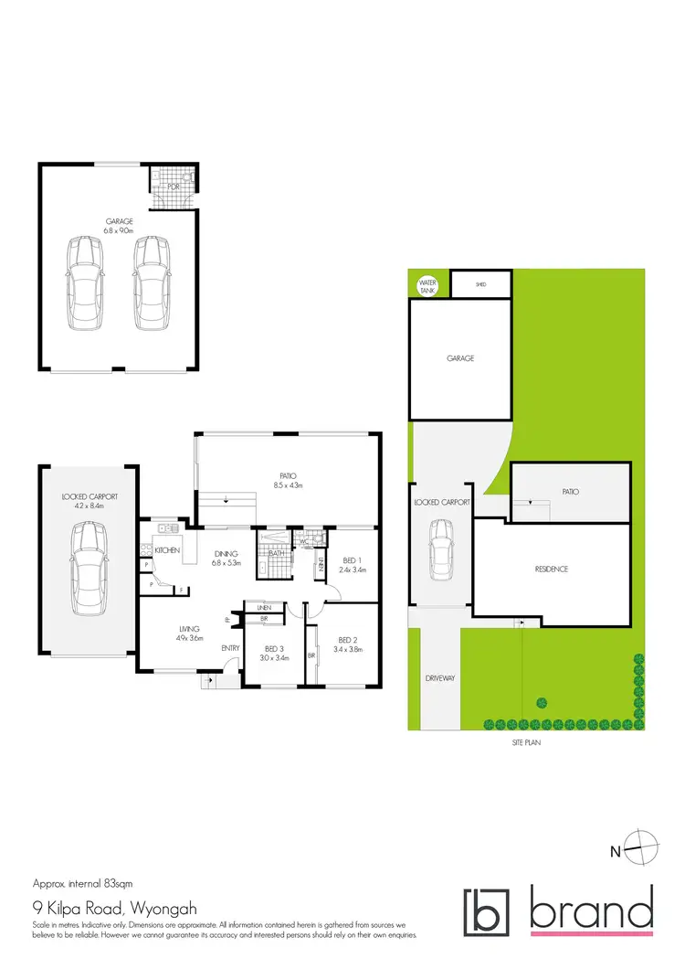 Floorplan of Homely house listing, 9 Kilpa Road, Wyongah NSW 2259