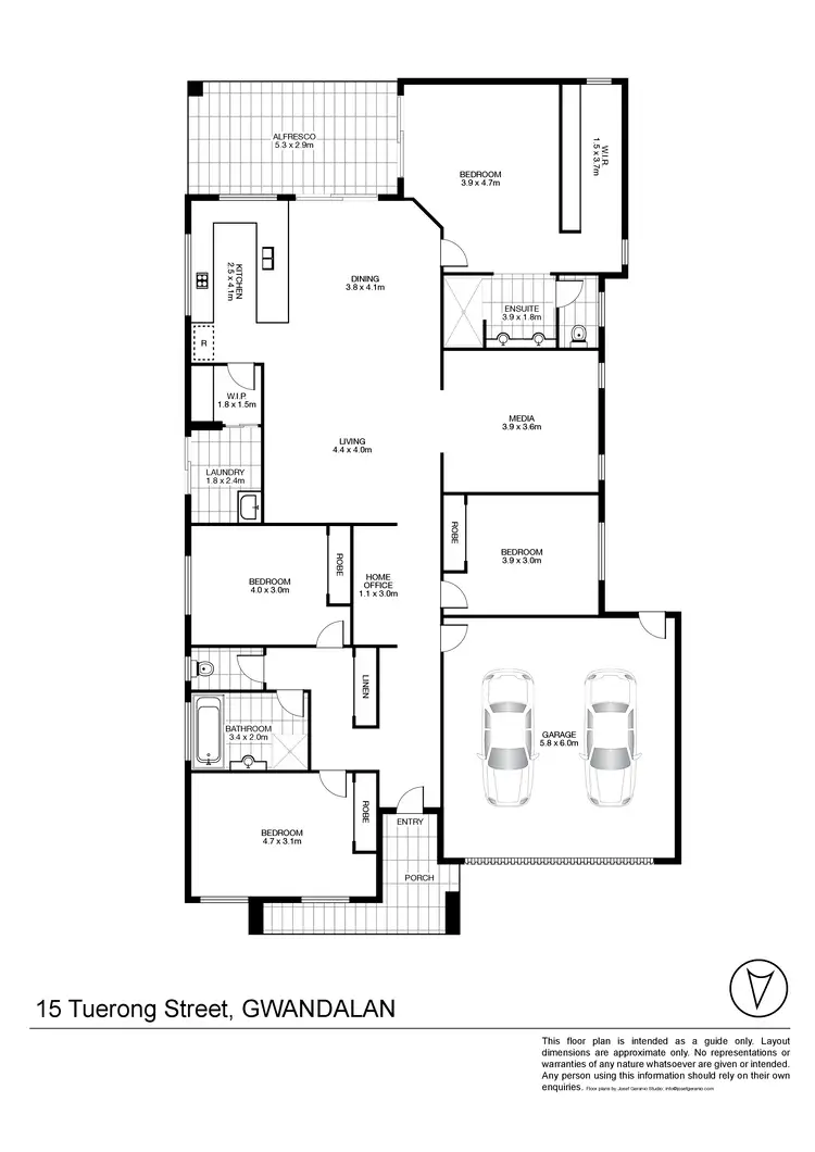 Floorplan of Homely house listing, 15 Tuerong Street, Gwandalan NSW 2259