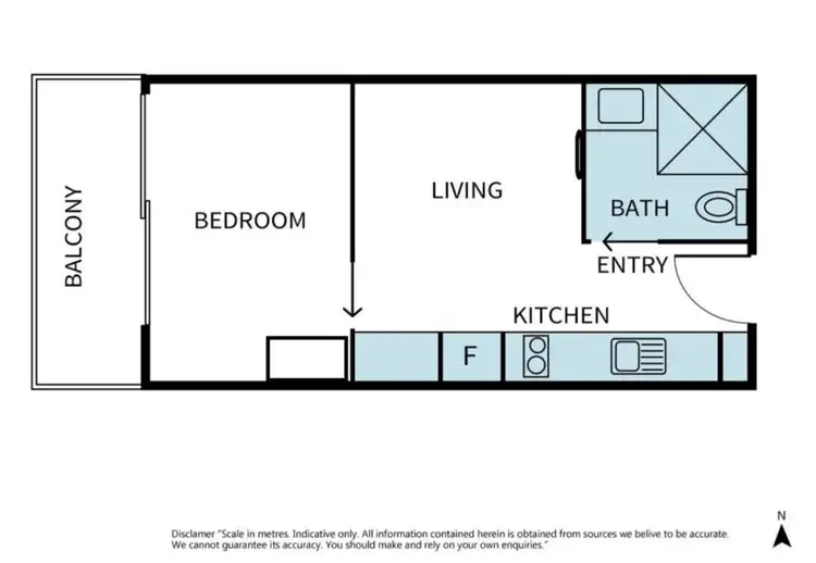Floorplan of Homely studio listing, 46/5 Archibald Street, Box Hill VIC 3128