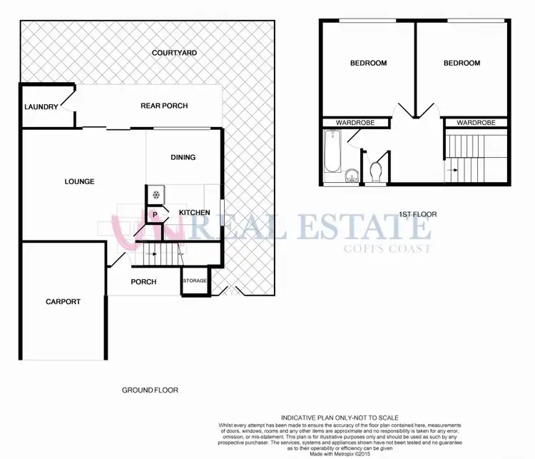 Floorplan of Homely house listing, 5/18 Brunswick Avenue, Coffs Harbour NSW 2450