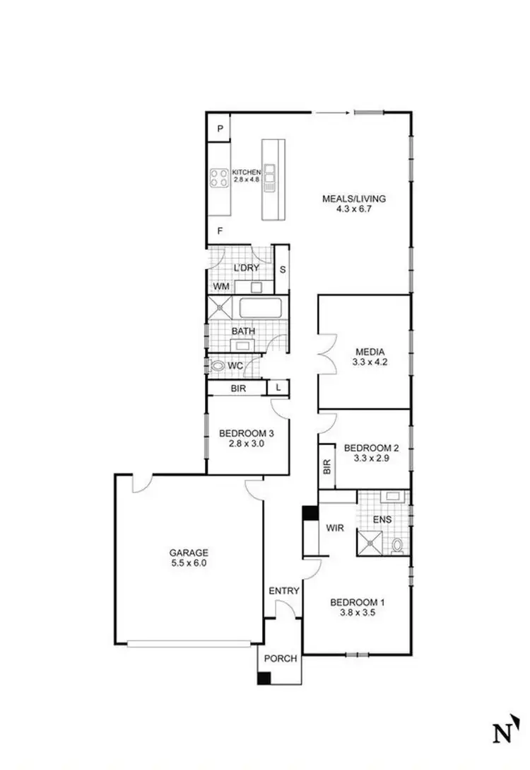 Floorplan of Homely house listing, 4 Teatree Lane, Wallan VIC 3756