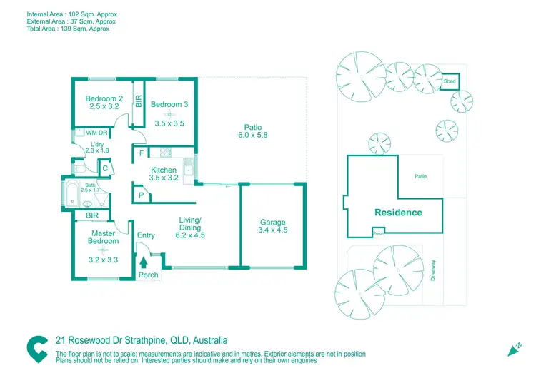 Floorplan of Homely house listing, 21 Rosewood Drive, Strathpine QLD 4500