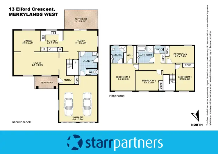 Floorplan of Homely house listing, 13 Elford Crescent, Merrylands NSW 2160