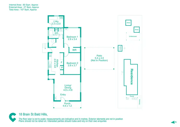 Floorplan of Homely house listing, 18 Brain Street, Bald Hills QLD 4036