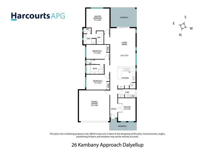 Floorplan of Homely house listing, 26 Kambany Approach, Dalyellup WA 6230