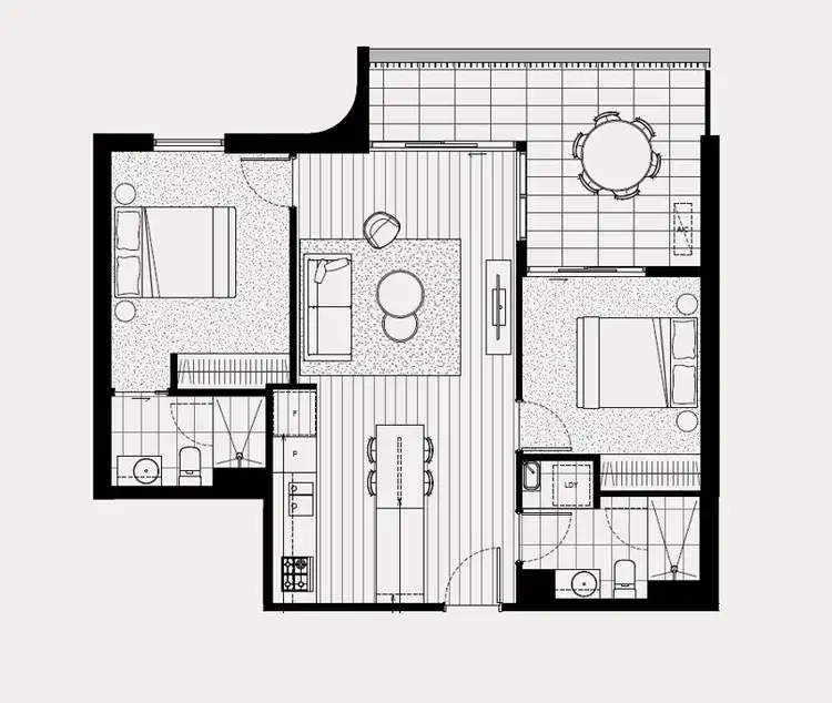 Floorplan of Homely apartment listing, 321/26 Foundation Boulevard, Burwood East VIC 3151