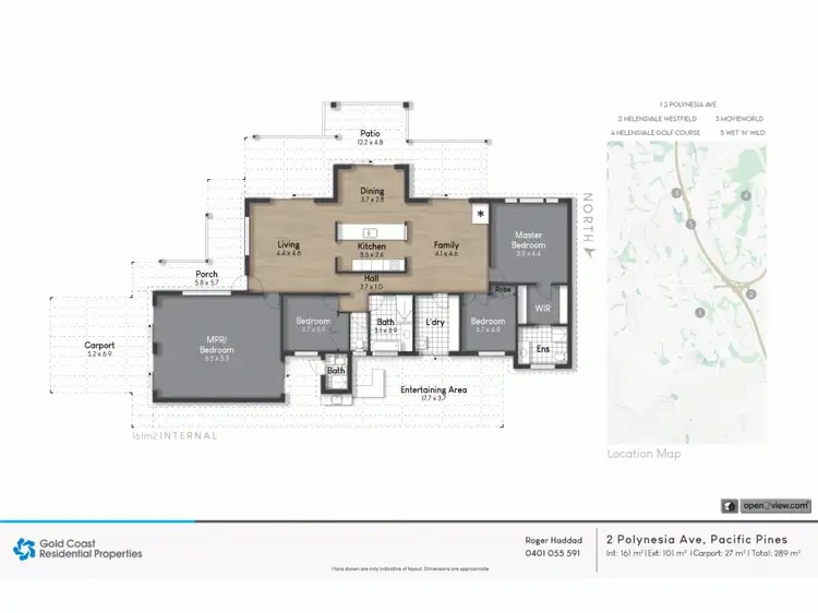 Floorplan of Homely house listing, 2 Polynesia Avenue, Pacific Pines QLD 4211