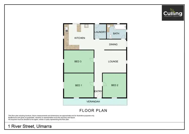 Floorplan of Homely house listing, 1 River Street, Ulmarra NSW 2462