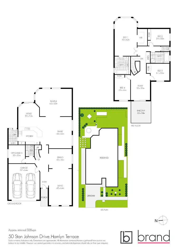 Floorplan of Homely house listing, 50 Stan Johnson Drive, Hamlyn Terrace NSW 2259
