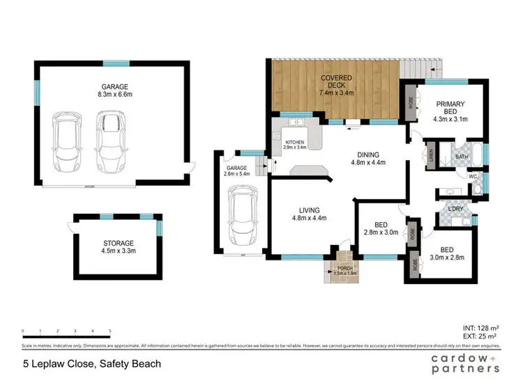 Floorplan of Homely house listing, 5 Leplaw Close, Safety Beach NSW 2456