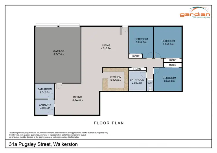 Floorplan of Homely house listing, 31A Pugsley Street, Walkerston QLD 4751