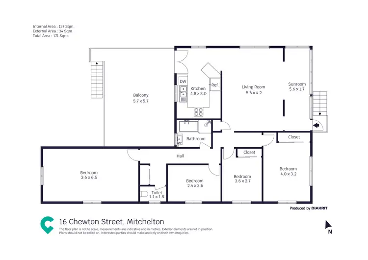 Floorplan of Homely house listing, 16 Chewton Street, Mitchelton QLD 4053