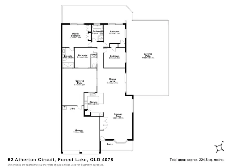 Floorplan of Homely house listing, 52 Atherton Cct, Forest Lake QLD 4078