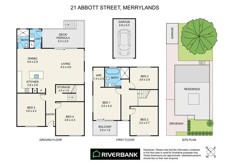 Floorplan of Homely house listing, 21 Abbott Street, Merrylands NSW 2160