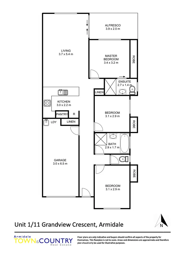 Floorplan of Homely house listing, 1/11 Grandview Crescent, Armidale NSW 2350