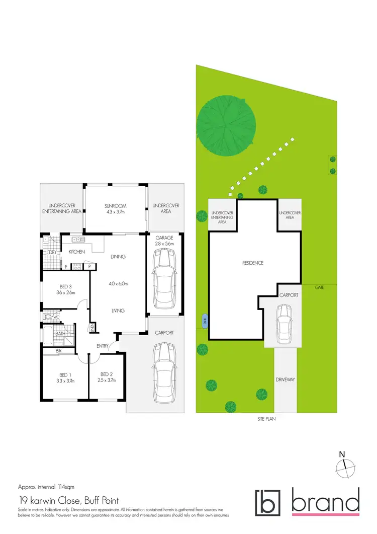 Floorplan of Homely house listing, 19 Karwin Close, Buff Point NSW 2262