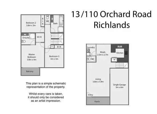 Floorplan of Homely house listing, 13/110 Orchard Road, Richlands QLD 4077