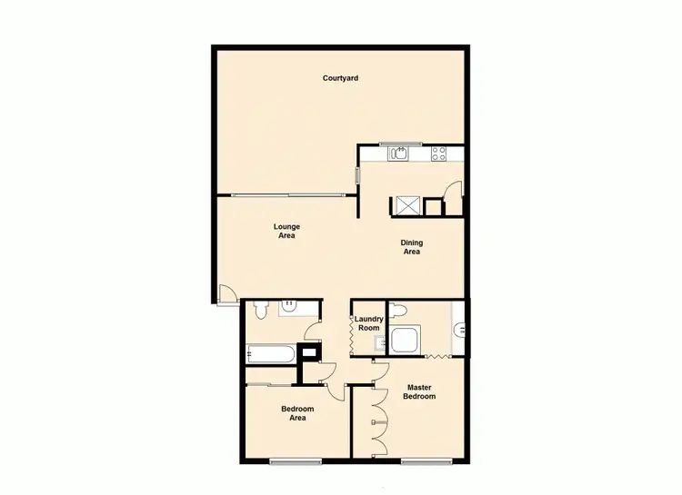Floorplan of Homely unit listing, 2/27 Brasted Street, Taringa QLD 4068