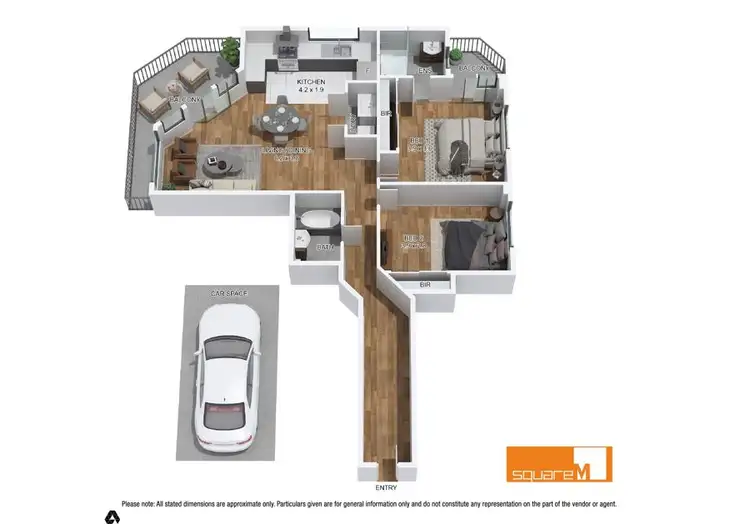 Floorplan of Homely unit listing, 34/14 Hassall Street, Parramatta NSW 2150