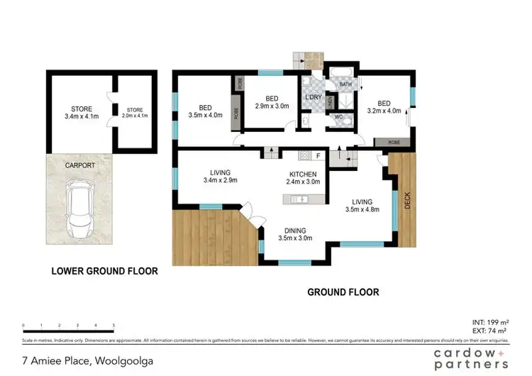 Floorplan of Homely house listing, 7 Amiee Place, Woolgoolga NSW 2456