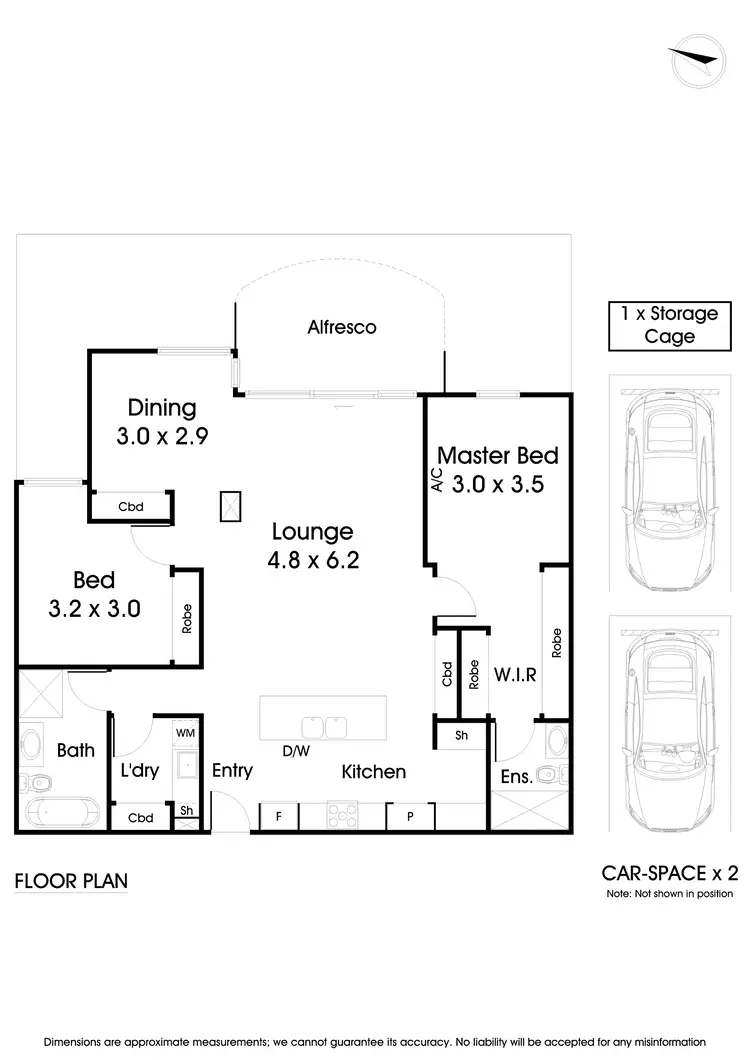 Floorplan of Homely apartment listing, 109/2-4 Old Warrandyte Road, Donvale VIC 3111