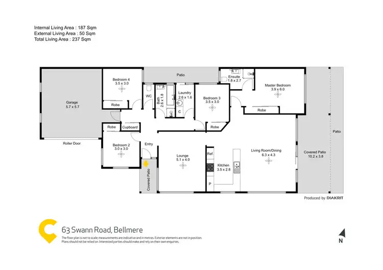 Floorplan of Homely house listing, 63 Swann Road, Bellmere QLD 4510