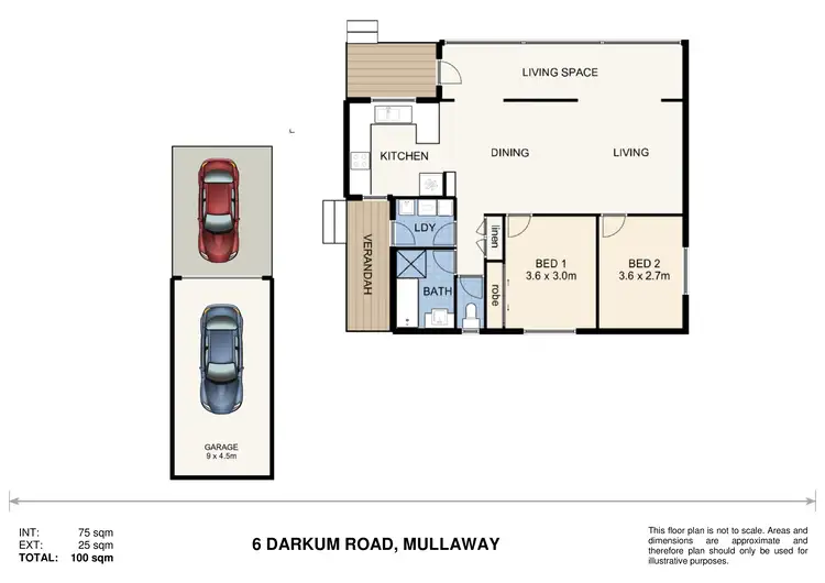Floorplan of Homely house listing, 6 Darkum Road, Mullaway NSW 2456