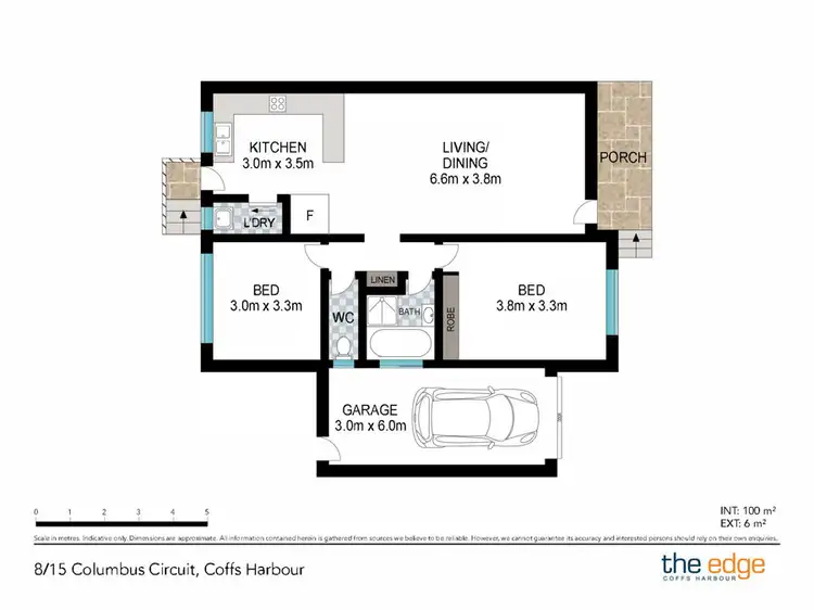 Floorplan of Homely villa listing, 8/15 Columbus Circuit, Coffs Harbour NSW 2450