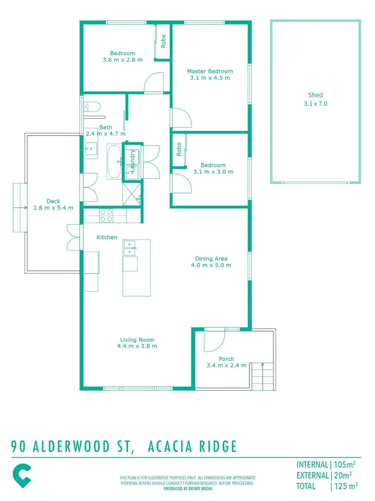 Floorplan of Homely house listing, 90 Alderwood Street, Acacia Ridge QLD 4110