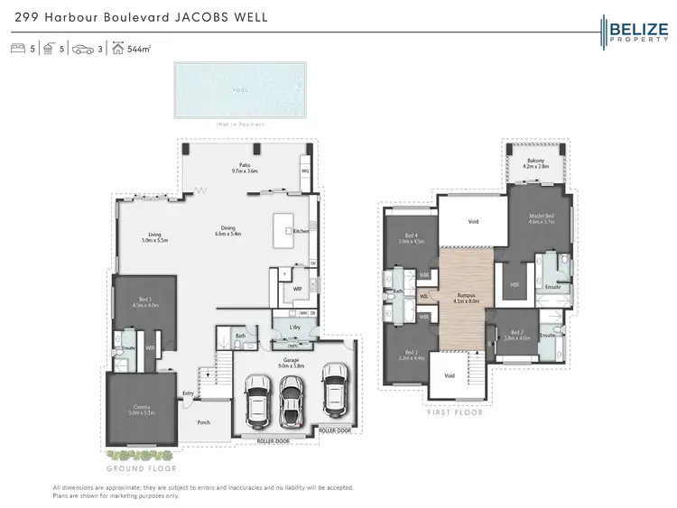 Floorplan of Homely house listing, 299 Harbour Boulevard, Jacobs Well QLD 4208