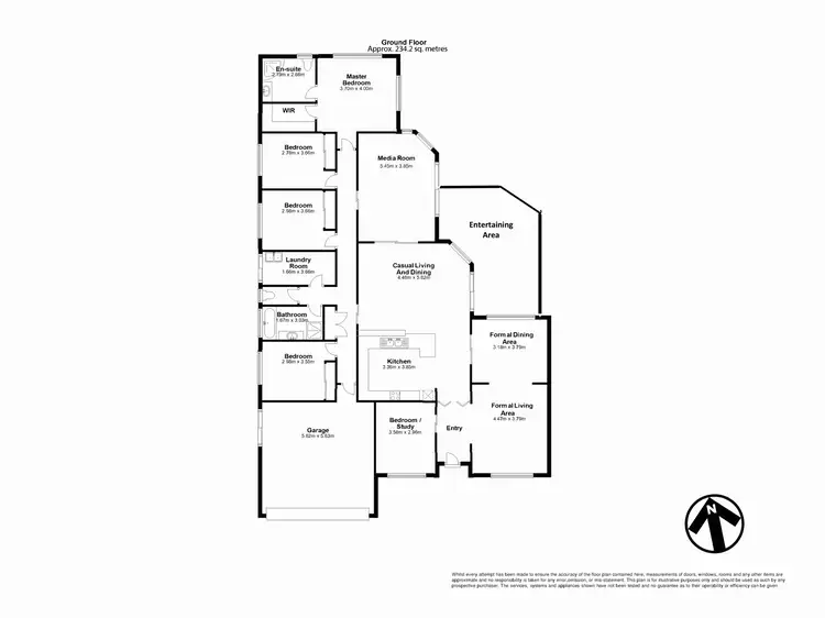 Floorplan of Homely house listing, 10 Redford Crescent, Mcdowall QLD 4053
