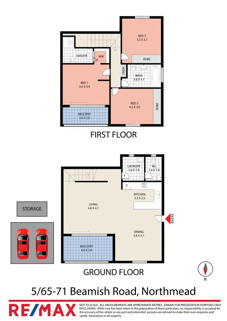 Floorplan of Homely apartment listing, 5/65-71 Beamish Road, Northmead NSW 2152