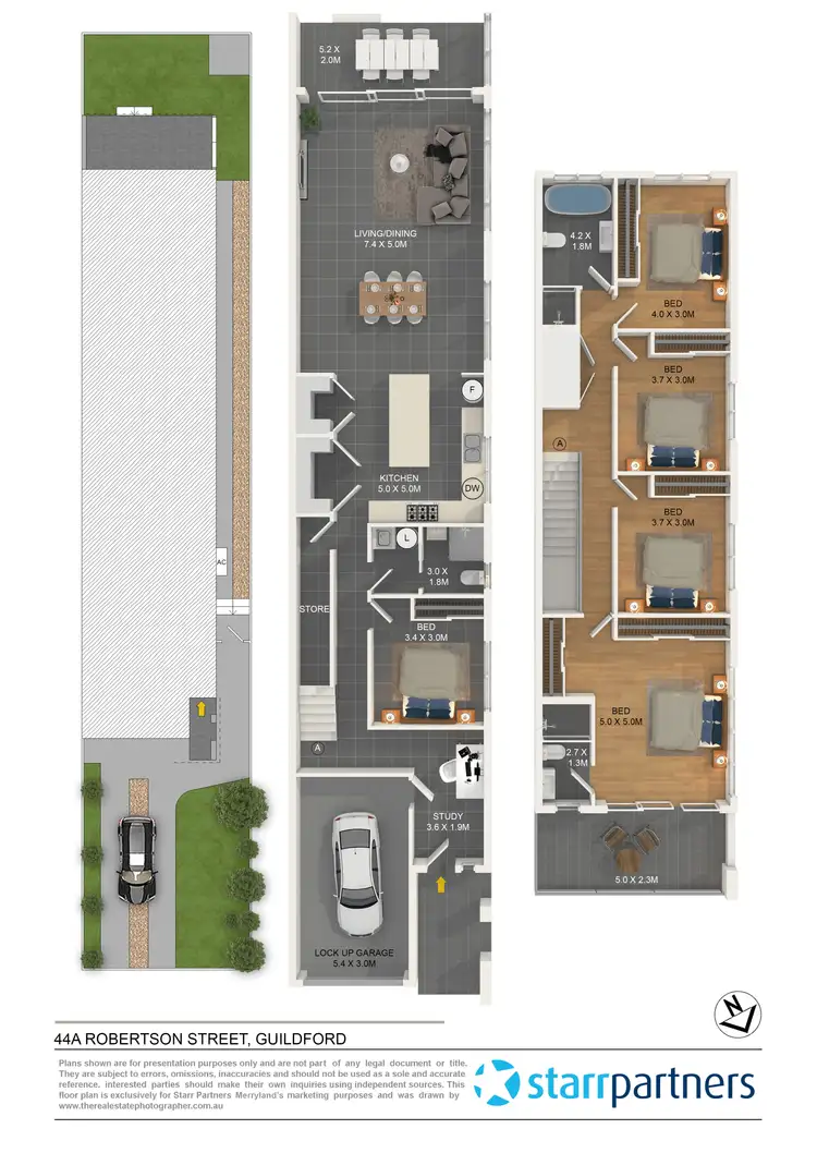 Floorplan of Homely house listing, 44a Robertson Street, Guildford NSW 2161