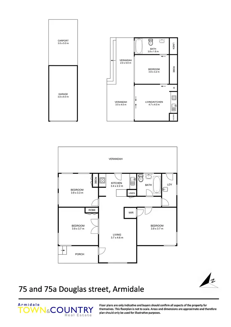 Floorplan of Homely house listing, 75 Douglas Street, Armidale NSW 2350