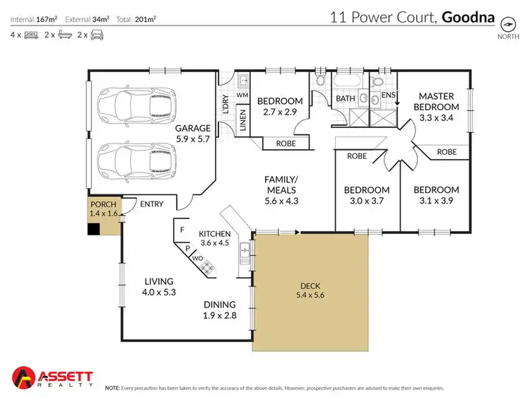 Floorplan of Homely house listing, 11 Power Court, Goodna QLD 4300