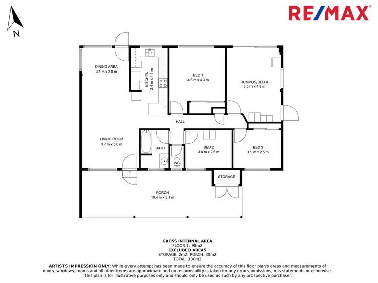 Floorplan of Homely house listing, 20 Murray Crescent, Nambour QLD 4560