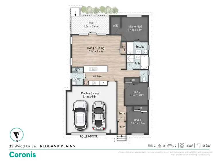 Floorplan of Homely house listing, 39 Wood Drive, Redbank Plains QLD 4301