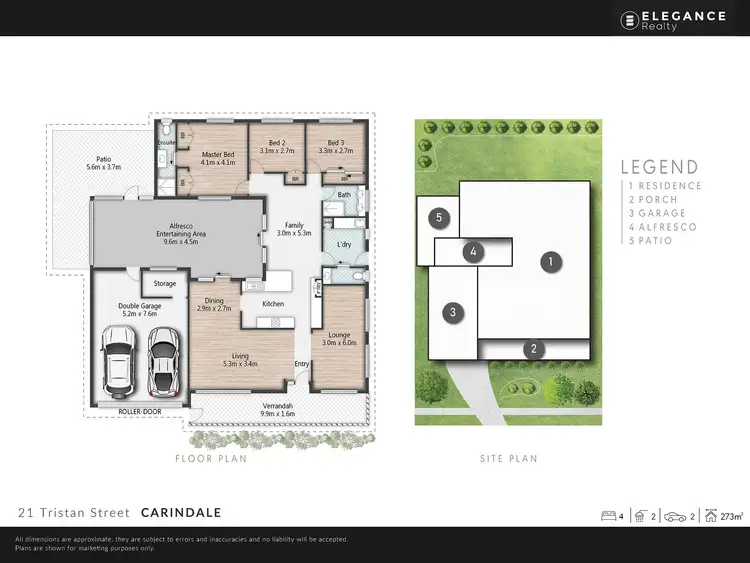 Floorplan of Homely house listing, 21 Tristan Street, Carindale QLD 4152