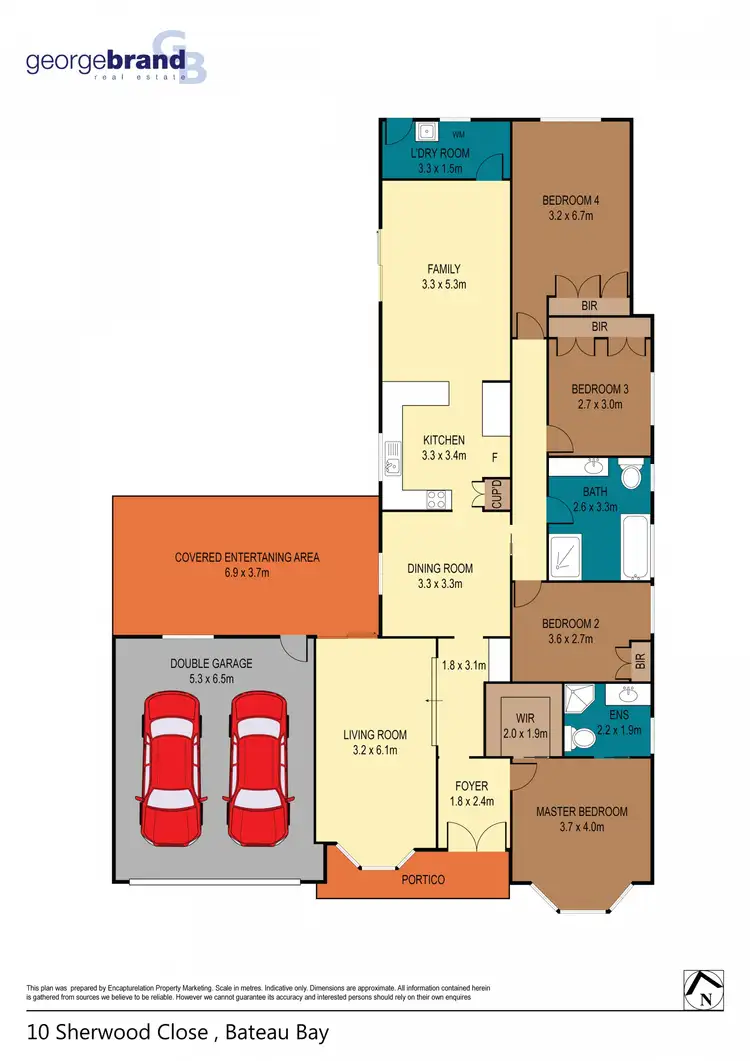 Floorplan of Homely house listing, 10 Sherwood Close, Bateau Bay NSW 2261