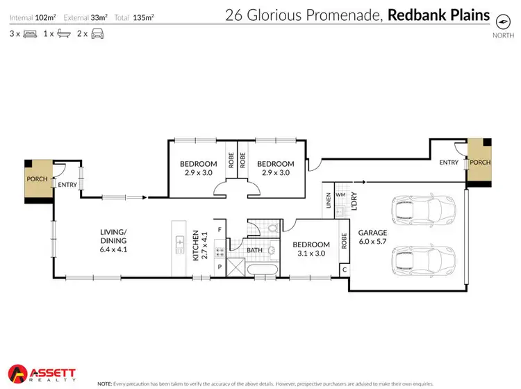 Floorplan of Homely house listing, 26 Glorious Promenade, Redbank Plains QLD 4301