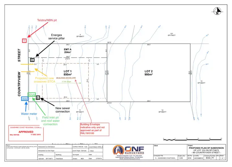 Floorplan of Homely land listing, 84 Countryview Street, Woombye QLD 4559