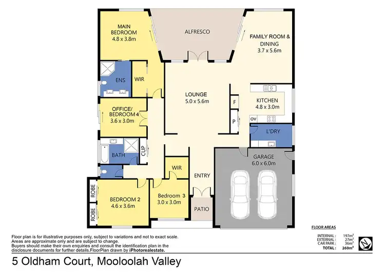 Floorplan of Homely house listing, 5 Oldham Court, Mooloolah Valley QLD 4553