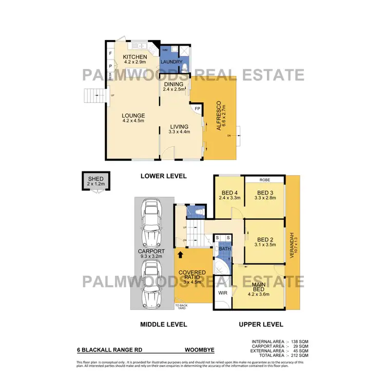 Floorplan of Homely house listing, 6 Blackall Range Road, Woombye QLD 4559