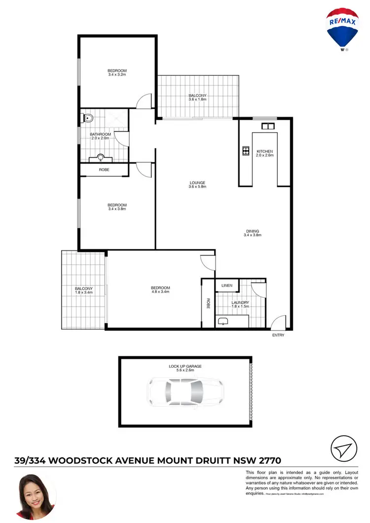 Floorplan of Homely unit listing, 39/334 WOODSTOCK AVENUE, Mount Druitt NSW 2770