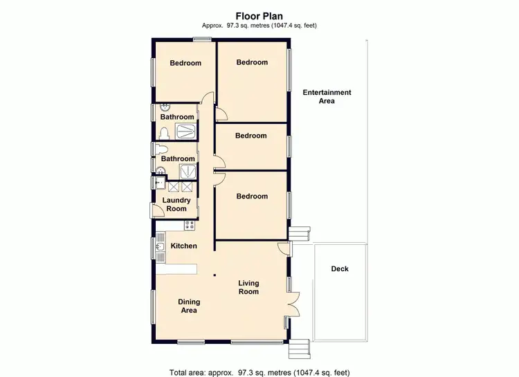 Floorplan of Homely house listing, 6 Passmore Street, Zillmere QLD 4034