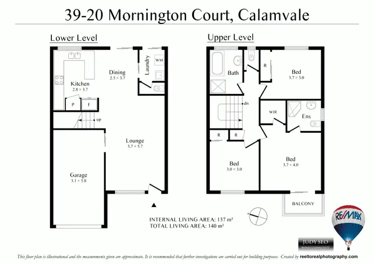 Floorplan of Homely townhouse listing, 39/18 Mornington Ct, Calamvale QLD 4116