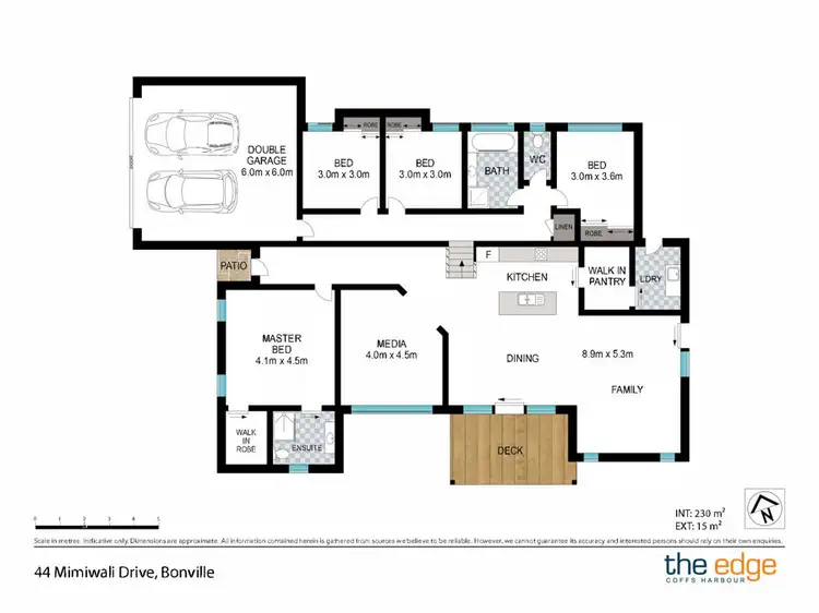 Floorplan of Homely house listing, 44 Mimiwali Drive, Bonville NSW 2450